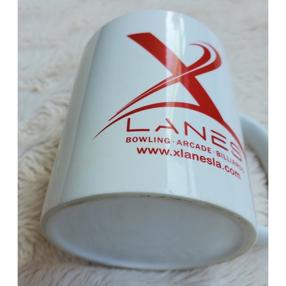 X Lanes red and white mug - Picture 11 of 16